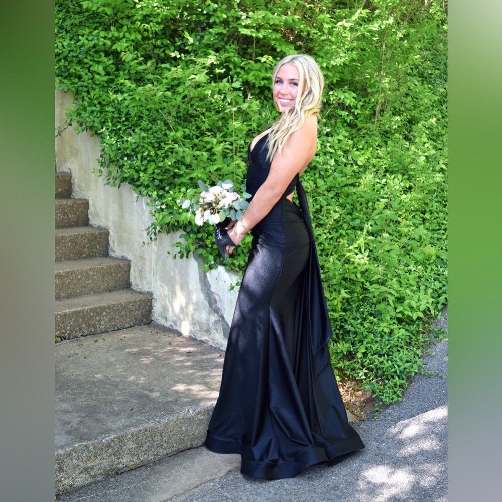 Jessica Angel Elegant Black Evening Gown